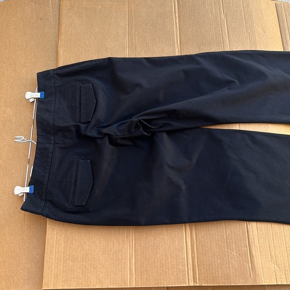 Express Design Studio Bilt-in Belt Short Zipper BLACK PANTS Size 8 - Picture 10 of 13